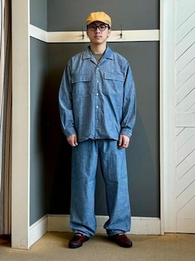「BIG MAC（ビッグマック）のアイテム」を使った、B:MING by BEAMS MENさん（メンズ・178cm）の春コーディネート