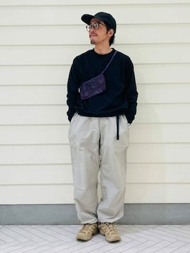 「WILD THINGS（ワイルドシングス）のアイテム（帽子）」を使った、B:MING by BEAMS MENさん（メンズ・170cm）の春コーディネート