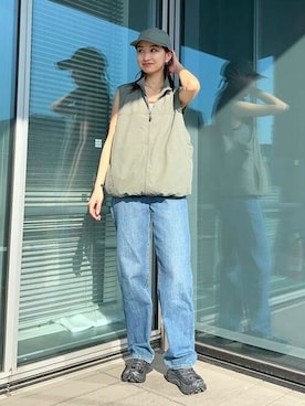 「WILD THINGS（ワイルドシングス）のアイテム（帽子）」を使った、B:MING by BEAMS MENさん（メンズ・175cm）の春コーディネート