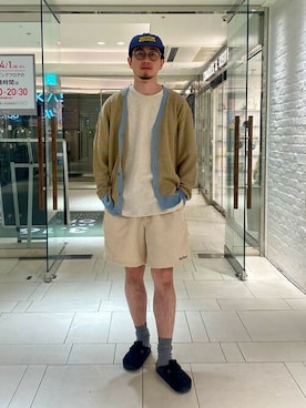 「WILD THINGS（ワイルドシングス）のアイテム（パンツ）」を使った、B:MING by BEAMS MENさん（メンズ・173cm）の春コーディネート