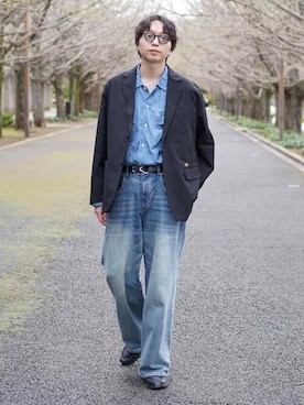 「BIG MAC（ビッグマック）のアイテム」を使った、B:MING by BEAMS MENさん（メンズ・175cm）の春コーディネート