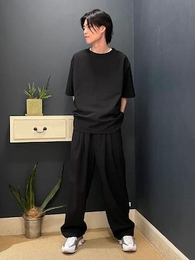 B:MING by BEAMS / トロピカル ポリエステル ワイド イージーパンツ