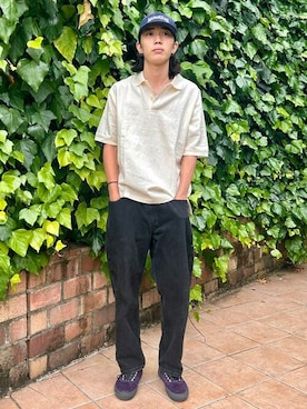 「B:MING by BEAMS（ビーミングバイビームス）のアイテム（ポロシャツ）」を使った、B:MING by BEAMS MENさん（メンズ・178cm）の夏コーディネート