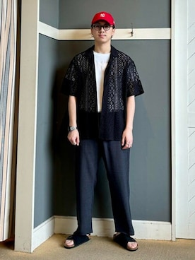 B:MING by BEAMS MENさん（メンズ・178cm）の夏コーディネート