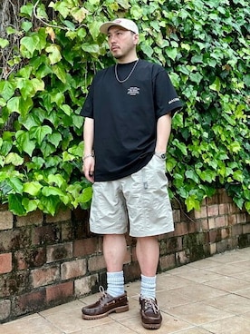 「MALIBU SHIRTS（マリブシャツ）のアイテム」を使った、B:MING by BEAMS MENさん（メンズ・173cm）の夏コーディネート