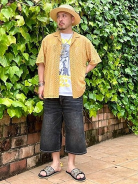 B:MING by BEAMS MENさん（メンズ・173cm）の夏コーディネート