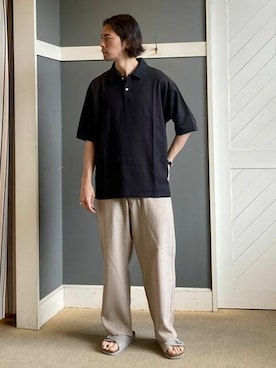 「B:MING by BEAMS（ビーミングバイビームス）のアイテム（ポロシャツ）」を使った、B:MING by BEAMS MENさん（メンズ・176cm）の夏コーディネート