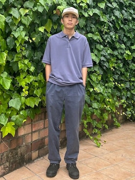 「B:MING by BEAMS（ビーミングバイビームス）のアイテム（ポロシャツ）」を使った、B:MING by BEAMS MENさん（メンズ・178cm）の夏コーディネート