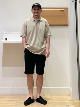 「B:MING by BEAMS（ビーミングバイビームス）のアイテム（ポロシャツ）」を使った、B:MING by BEAMS MENさん（メンズ・168cm）の夏コーディネート