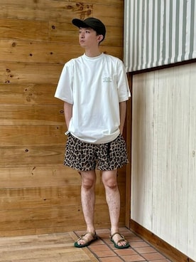 「MALIBU SHIRTS（マリブシャツ）のアイテム」を使った、B:MING by BEAMS MENさん（メンズ・176cm）の夏コーディネート