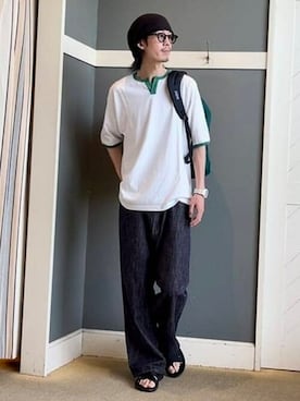 B:MING by BEAMS MENさん（メンズ・178cm）の夏コーディネート