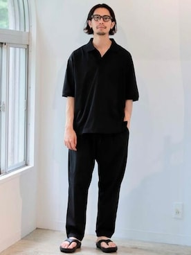 「B:MING by BEAMS（ビーミングバイビームス）のアイテム（ポロシャツ）」を使った、B:MING by BEAMS MENさん（メンズ・176cm）の夏コーディネート