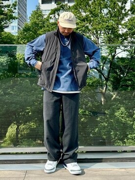 「WILD THINGS（ワイルドシングス）のアイテム（ジャケット/アウター）」を使った、B:MING by BEAMS MENさん（メンズ・173cm）の秋コーディネート