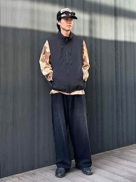 「WILD THINGS（ワイルドシングス）のアイテム（ジャケット/アウター）」を使った、B:MING by BEAMS MENさん（メンズ・180cm）の秋コーディネート