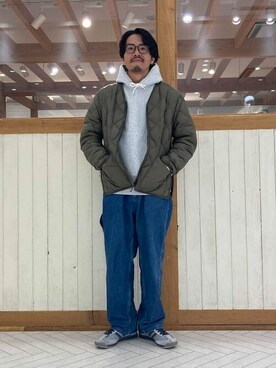 「TAION（タイオン）のアイテム（ブルゾン）」を使った、B:MING by BEAMS MENさん（メンズ・170cm）の秋コーディネート