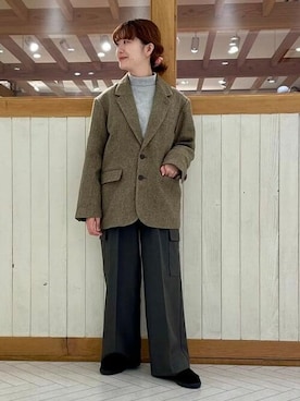 B:MING by BEAMS MENさん（レディース・159cm）の秋コーディネート