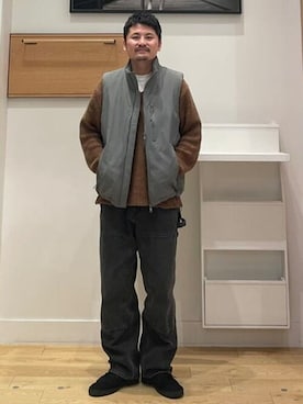 「WILD THINGS（ワイルドシングス）のアイテム（ジャケット/アウター）」を使った、B:MING by BEAMS MENさん（メンズ・168cm）の秋コーディネート