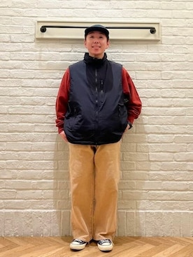 「WILD THINGS（ワイルドシングス）のアイテム（ジャケット/アウター）」を使った、B:MING by BEAMS MENさん（メンズ・165cm）の秋コーディネート