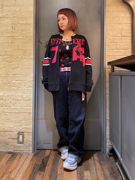 「メッシュ」｜「アイテム（その他アウター）」を使った、つぼねさん（レディース・153cm）の夏コーディネート