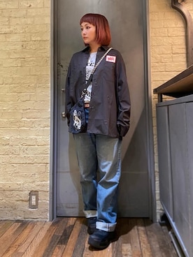 「シャツ 」｜「アイテム（アクセサリー）」を使った、つぼねさん（レディース・153cm）の夏コーディネート