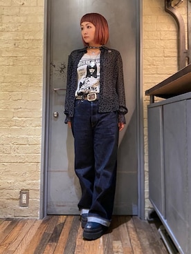 「シャツ 」｜「アイテム（アクセサリー）」を使った、つぼねさん（レディース・153cm）の秋コーディネート