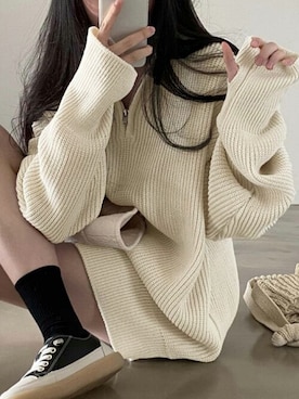 「サムホール」｜douladoulaさん（レディース・163cm）の冬コーディネート