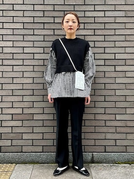 阿部さん（レディース・165cm）の冬コーディネート