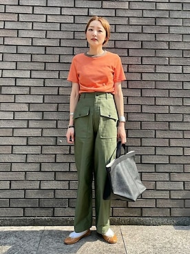 阿部さん(レディース・165cm)の夏コーディネート