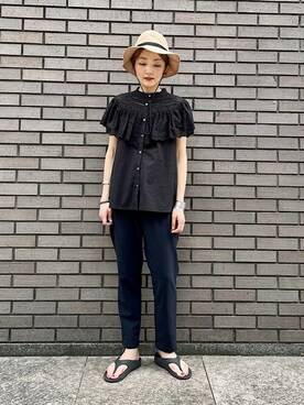 阿部さん(レディース・165cm)の夏コーディネート