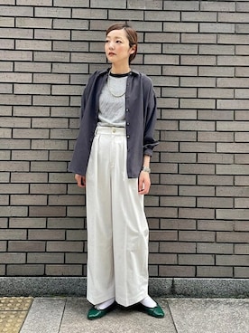 阿部さん（レディース・165cm）の夏コーディネート