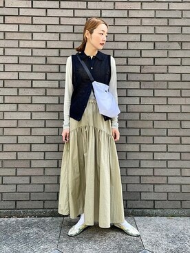 阿部さん(レディース・165cm)の春コーディネート