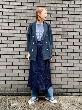 「odub」｜阿部さん（レディース・165cm）の春コーディネート
