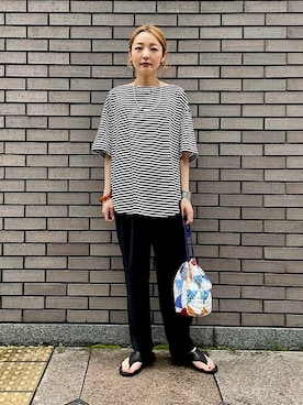 阿部さん(レディース・165cm)の夏コーディネート