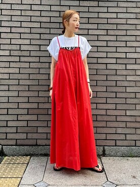 阿部さん（レディース・165cm）の夏コーディネート