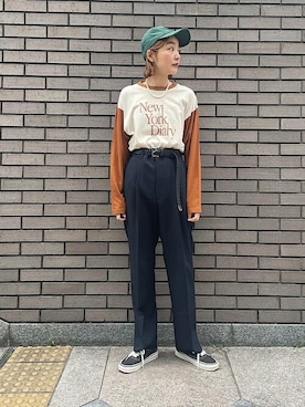 阿部さん（レディース・165cm）の秋コーディネート