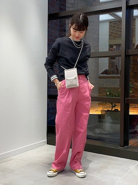 安孫子さん(レディース・155cm)の冬コーディネート