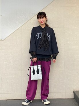 安孫子さん(レディース・155cm)の春コーディネート