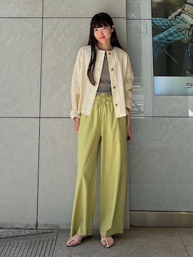 安孫子さん（レディース・155cm）の春コーディネート