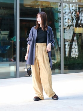 千葉さん（レディース・162cm）の秋コーディネート