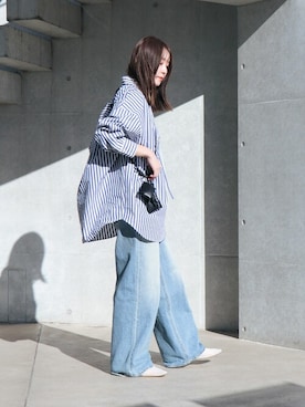 千葉さん(レディース・162cm)の冬コーディネート
