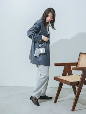 「EVOL(EVOL)」｜「アイテム（パンプス）」を使った、千葉さん（レディース・162cm）の冬コーディネート