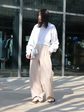 千葉さん（レディース・162cm）の冬コーディネート