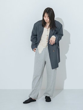 「EVOL(EVOL)」｜「アイテム（パンプス）」を使った、千葉さん（レディース・162cm）の冬コーディネート