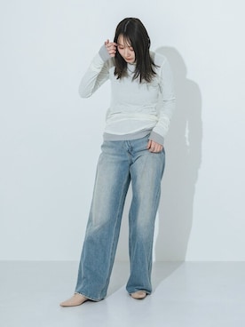 千葉さん（レディース・162cm）の冬コーディネート