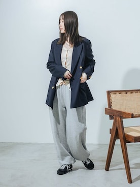 千葉さん（レディース・162cm）の冬コーディネート