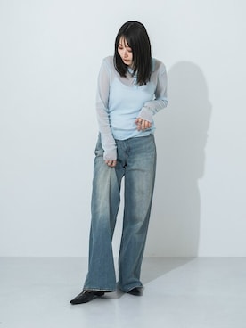 「EVOL(EVOL)」｜「アイテム（パンプス）」を使った、千葉さん（レディース・162cm）の春コーディネート