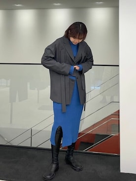 「#ジャケット」｜ai2o3さん（レディース・163cm）の冬コーディネート