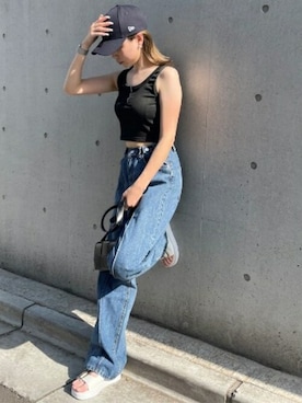 「Ada.（エイダ）のアイテム（パンツ）」を使った、Ada.さん（レディース・161cm）の夏コーディネート