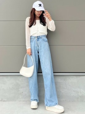 「Ada.（エイダ）のアイテム」を使った、Ada.さん（レディース・166cm）の夏コーディネート