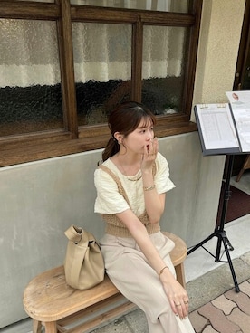 「Ada.（エイダ）のアイテム」を使った、Ada.さん（レディース・159cm）の夏コーディネート